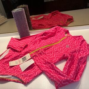 Girls size 10 Guess long sleeve swim suit